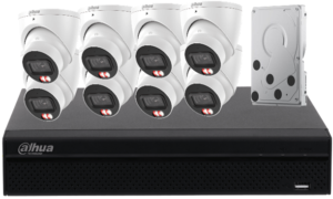 Dahua 8 Channel 8 Camera IP CCTV Kit - DH-KIT8C86M-H