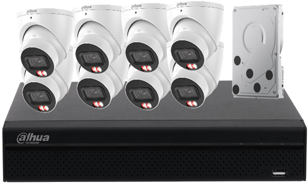 Dahua 8 Channel 8 Camera IP CCTV Kit – DH-KIT8C86M-H