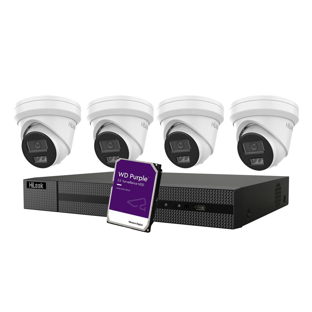 HiLook IK-4246TH-MM/P — 4Ch 4 Camera IP CCTV Kit