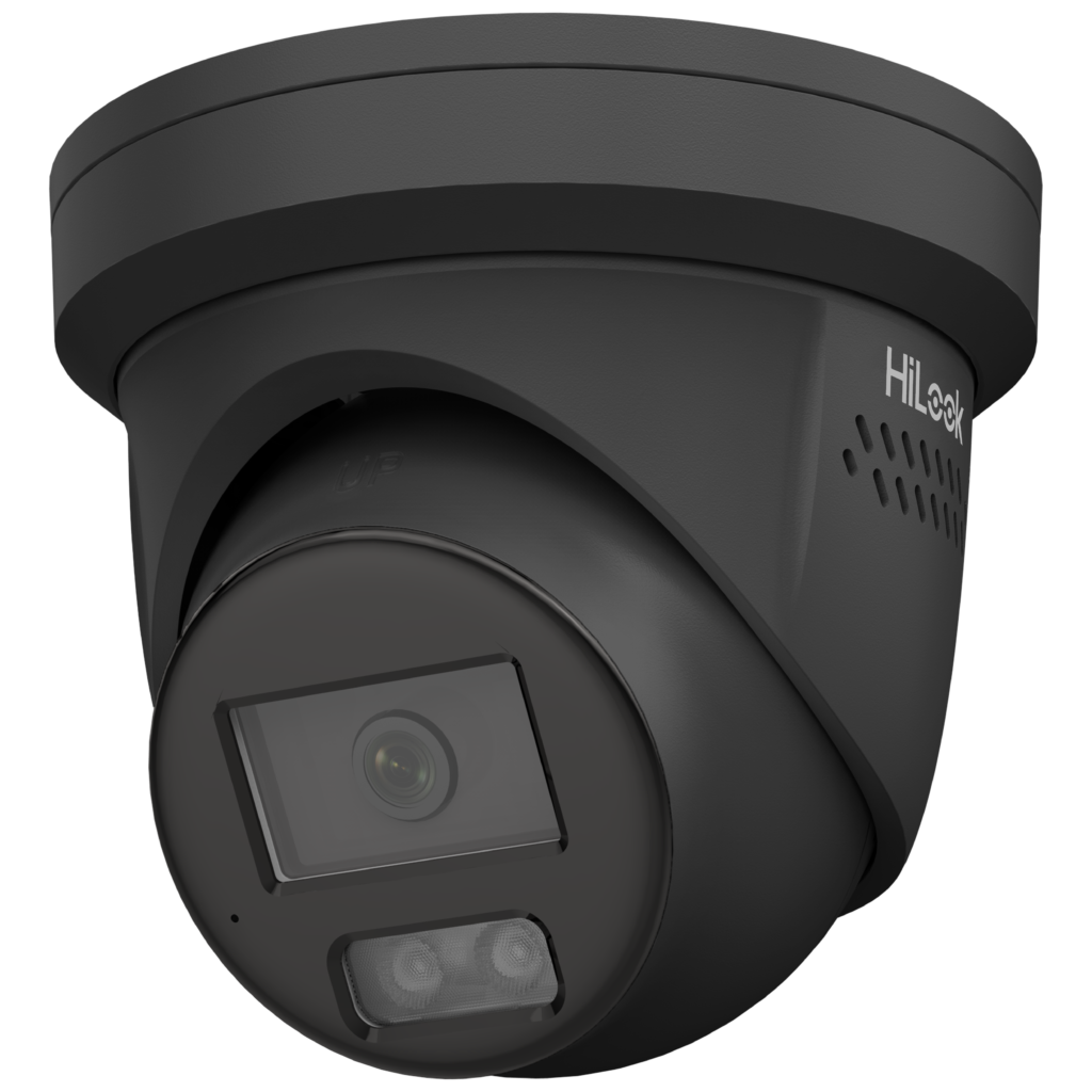 Hilook 6MP Smart All-in-One IP Turret Camera Black – IPC-T269H-MU-SL-BLK