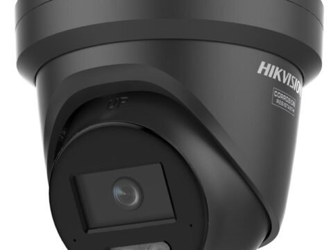 Hikvision 4MP Smart Hybrid Light ColorVu Fixed Turret Network Camera (Black) – DS-2CD2347G3-LI2UY-BLK