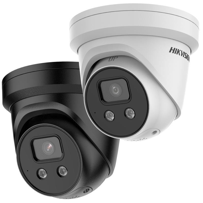 Hikvision 6MP AcuSense Turret with Strobe Light & Audio Alarm – DS-2CD2366G2-ISU-SL