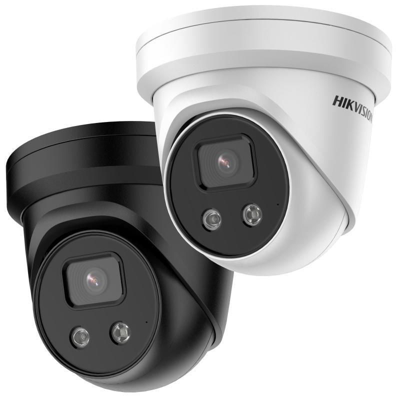 Hikvision 6MP AcuSense Fixed Turret Network Camera (Black) – DS-2CD2366G2-IU-BLK