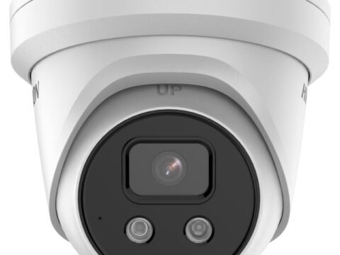 Hikvision 8MP AcuSense Turret with Strobe Light & Audio Alarm – DS-2CD2386G2-ISU-SL