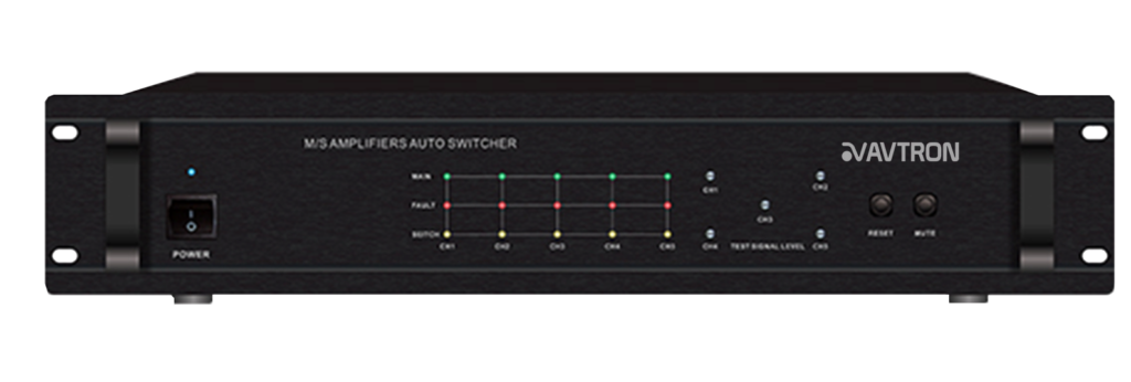 AVTRON 5 Channel Main/Backup Amplifier Switch – AP-D414