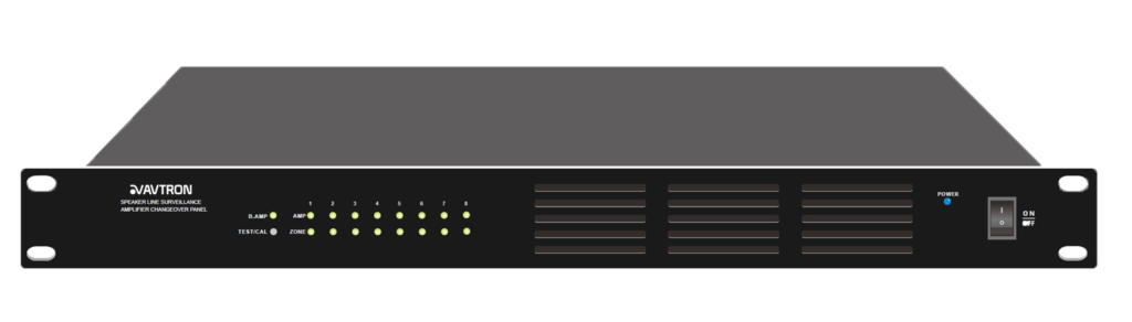 AVTRON 8 Channel Speaker Line Supervision and Amplifier Changeover – AP-D68LSC