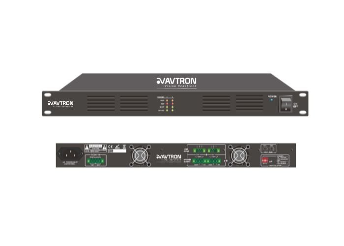 AVTRON 2 x 240W Class D Two Channel Power Amplifier – AP-PCD224