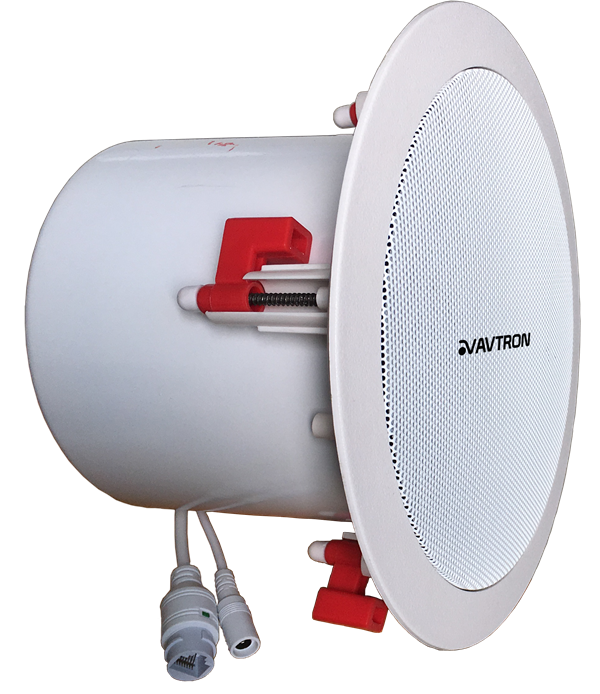 AVTRON 10W SIP PoE Ceiling Speaker – AP-SC10P