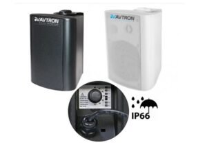AVTRON 6.5 Inch 40W Two-Way Outdoor Wall Speaker - AP-W36(-B-W)