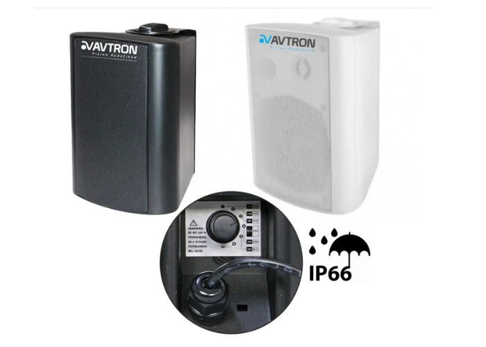 AVTRON 6.5 Inch 40W Two-Way Outdoor Wall Speaker – AP-W36(-B-W)
