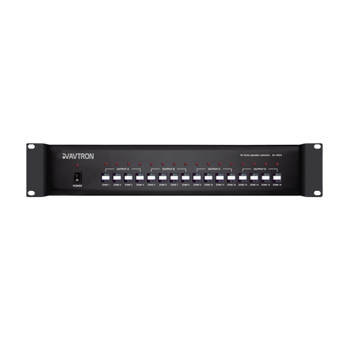 AVTRON 16 Zone Speaker Selector with 4×4 Matrix – AP-Z218