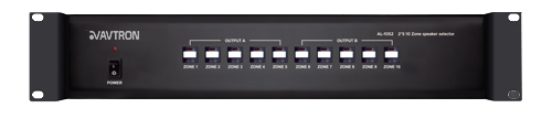 AVTRON 2 x 5 Zone Speaker Selector – AP-Z219