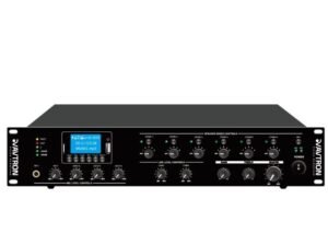 AVTRON 6 Zone 120W Mixer Amplifier with Bluetooth, USB and FM - AP-ZP120