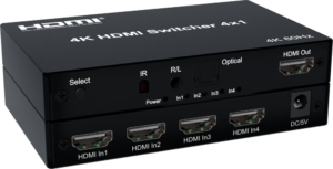 HDMI 4K Switch 4 in 1 Out - AV-HS41S-M