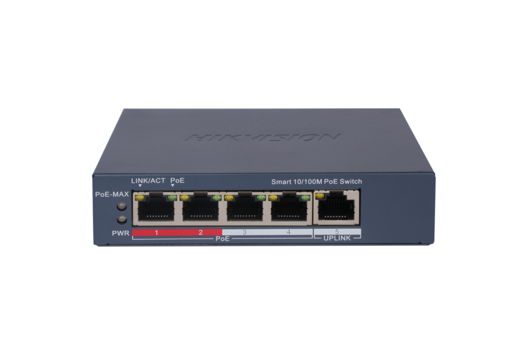 4 Port Fast Ethernet Smart POE Switch – DS-3E1105P-EI-V2