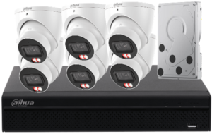 Dahua 8 Channel 6 Camera IP CCTV Kit - DH-KIT8C66M-H