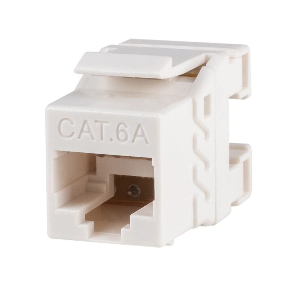 DYNAMIX Cat6A UTP Keystone RJ45 Slimline Jack – FP-C6AUTP-03