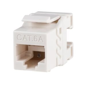 DYNAMIX Cat6A UTP Keystone RJ45 Slimline Jack - FP-C6AUTP-03