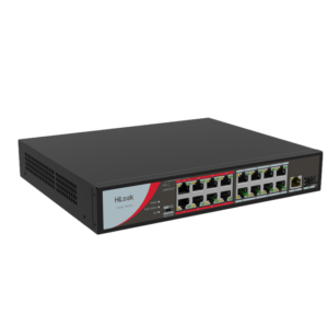 16 Port Fast Ethernet Unmanaged POE Switch - NS-0318P-130