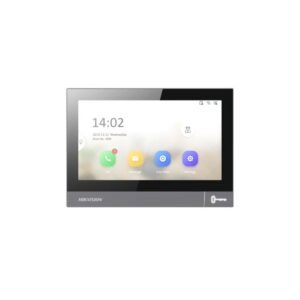 Hikvision 7-Inch Flush Mount Metal IP Indoor Station - DS-KH8381-WTE1-FLUSH