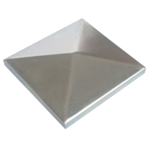 Steel Pyramid Post Cap Galv 150mm Square CX-SCP150