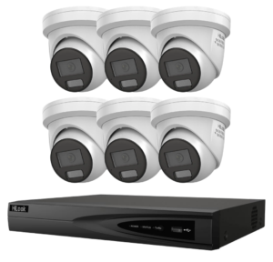 HiLook Pro 8Ch All-in-One 6 Camera IP CCTV Kit - HL-8669M-K2