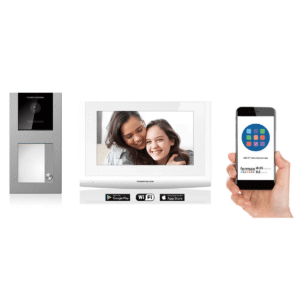 FERMAX Q Series V3W WiFi Single Button Intercom Kit – FVQ-6040APP-V3B