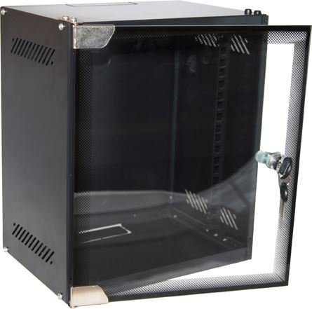 DYNAMIX 6RU Mini Wall Mount Cabinet 10-Inch, Black – R10WM6
